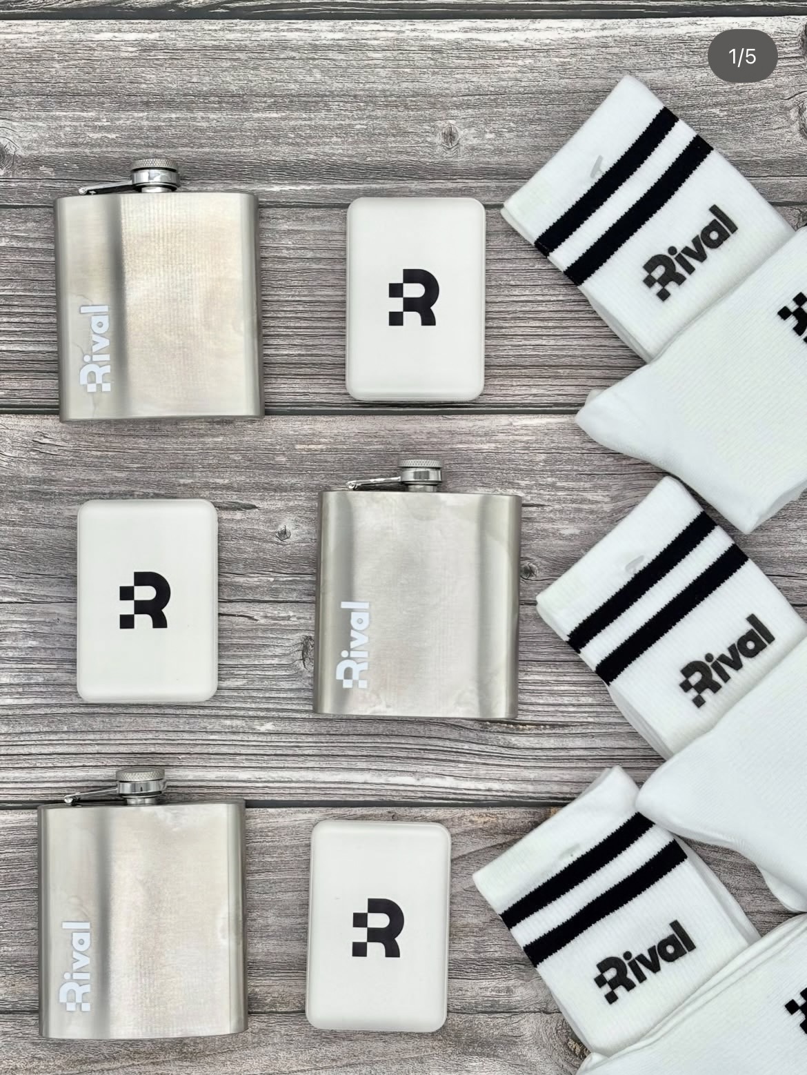 Rival branded swag
