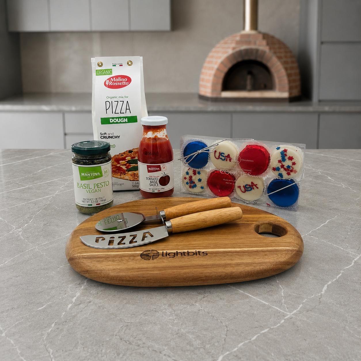 Lightbits Pizza kit branded swag