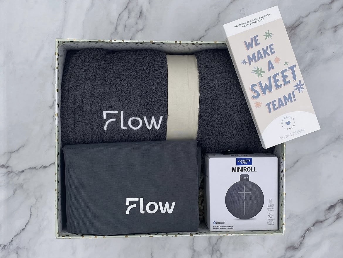 Flow branded swag