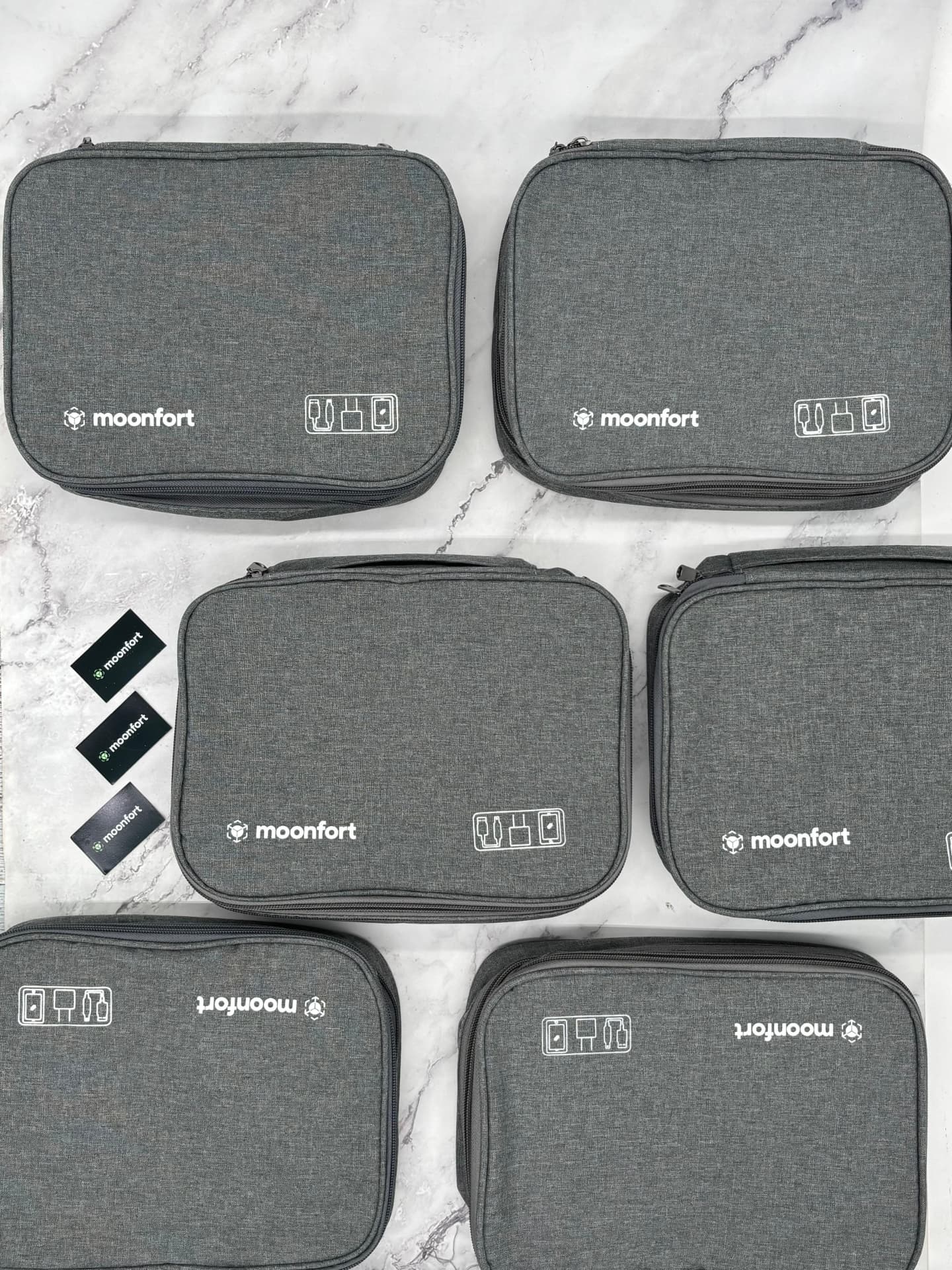 moonfort tech pouches branded swag
