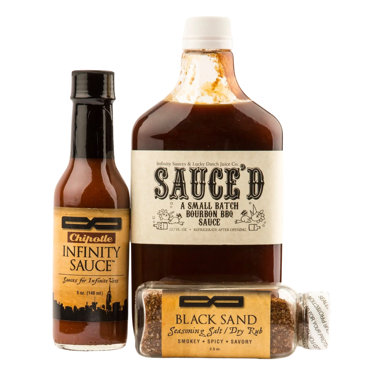 BBQ sauce and rub set