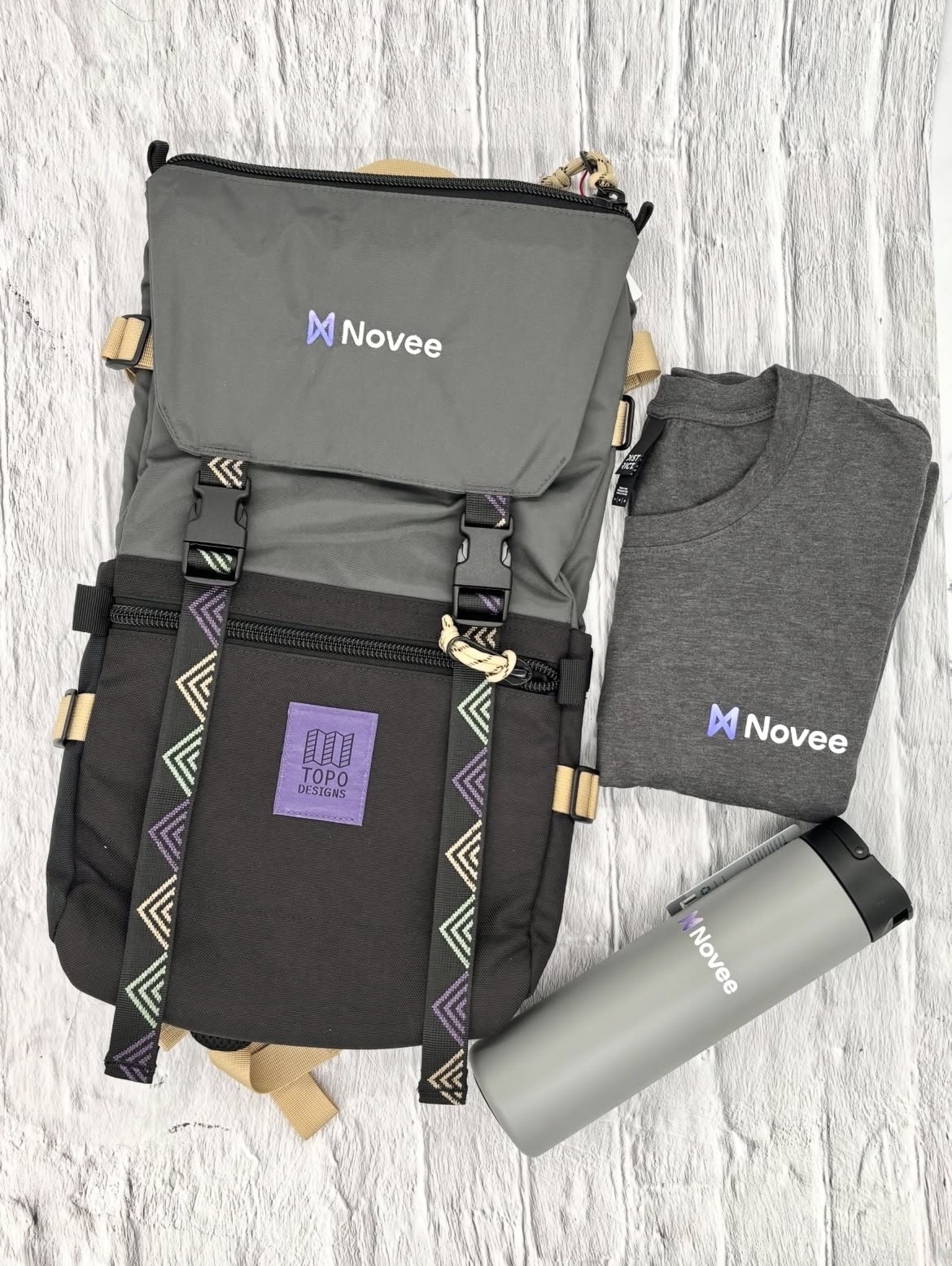 Novee branded swag